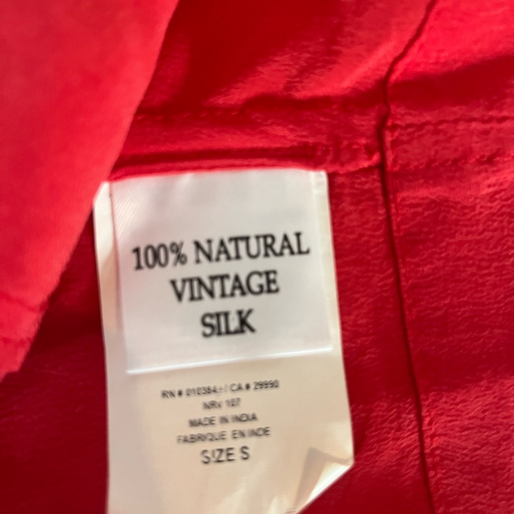 Winter Kate Vibrant Red Top